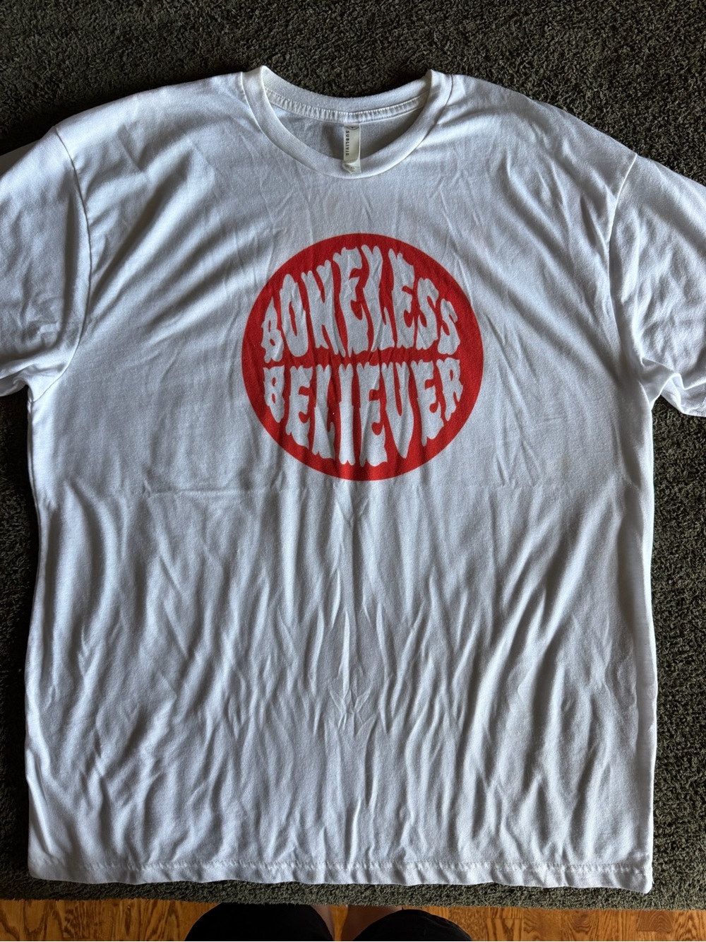 “Boneless Believer” Popeyes Graphic Tee Size XL — Unisex